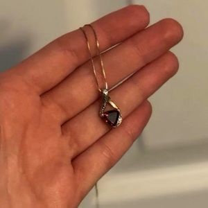 Garnet necklace